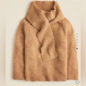 JCrew Pullover sweater with scarf Size XS